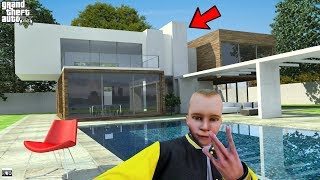 GTA 5- 16 YR OLD MILLIONAIRE BEACH MANSION ( GTA 5 Real Life Family Mods)