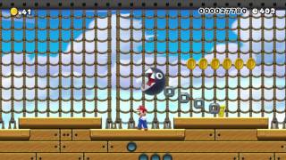 Super Mario Maker Levels: "Bowser's Big Fleet: Airship #10"
