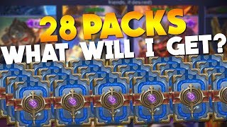 Opening 28x Packs in Mobile Legends (The Vault)
