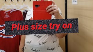 PLUS SIZE DRESSING ROOM TRY ON AT WALMART