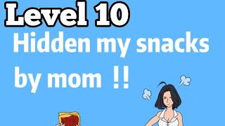 Hidden My Snacks By Mom Day Level 10 Android iOS Walkthrough Solution