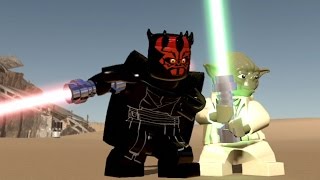 LEGO Star Wars: The Force Awakens - All Lightsaber Characters | Free Roam Gameplay [HD]