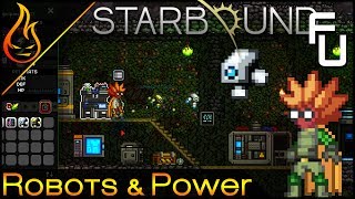 Making Robots and Getting Power Starbound Frackin Universe EP32