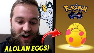 Hatching 9 Alolan Eggs - These Hatches Made Me Laugh! (Pokemon Go 7km Egg Hatch)