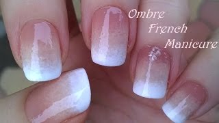 Ombre FRENCH MANICURE Design - Pure Sponge Nail Art Tutorial