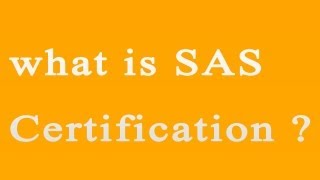SAS Certification Exam Training