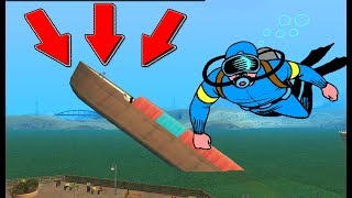 ЗАТОНУВШИЙ КОРАБЛЬ - РАБОТА ВОДОЛАЗА GTA SAMP