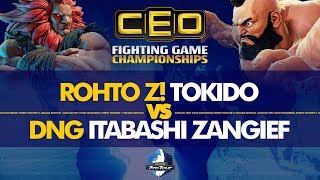 ROHTO Z! Tokido (Akuma) vs DNG Itabashi Zangief (Zangief) - CEO 2019 Top 24 - CPT 2019