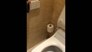 独DURAVIT社製多機能トイレの動き（JWマリオットホテルマカオ）