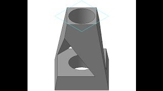 Видеоуроки Компас 3D. Урок 4.  Изометрия геометрического тела. Операция по сечениям в Компасе