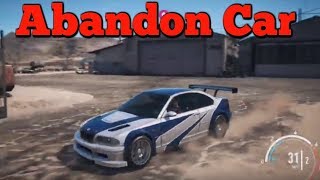 Need For Speed Payback ABANDON CAR  *** BMW M3 GTR ***