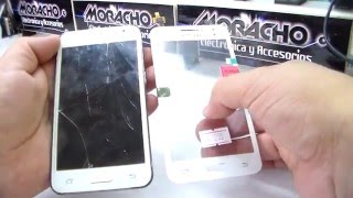 Forma correcta de desarmar samsung galaxy core 2 g355  e instalación de táctil