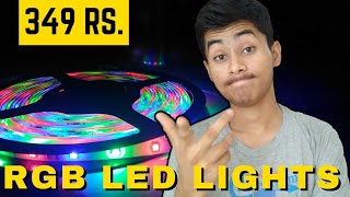 RGB LED Strip Lights - Unbox + Review + How to Setup and Install - Price in India