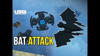 Space Engineers - Giant Bat Creature Attacks Players !!!