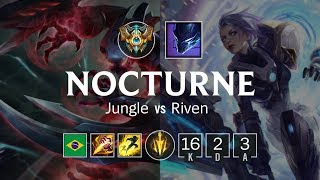 Nocturne Jungle vs Riven - BR Challenger Patch 8.23