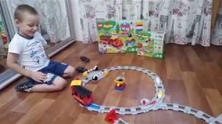LEGO Duplo Steam Train 10874   ПОЕЗД НА ПАРОВОЙ ТЯГЕ!!!!!!!!!!!!!!!!!!