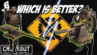 Which is better the Mammoth or the Tsunami Cannon? - Crossout Gameplay