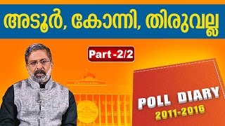 Kerala Assembly Election 2016 | Thiruvalla | Adoor | Konni constituency | Poll Diary Part 02