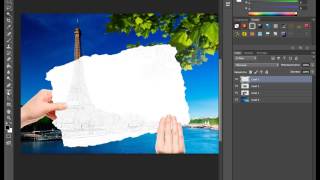 Уроки фотошопа- Как сделать Эффект карандашного рисунка.
