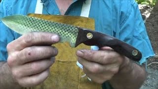 Blacksmithing Knifemaking - Forging A Rasp Chopper Knife From A Farrier's Rasp - Part 1