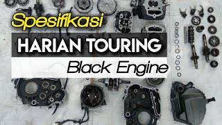 Review CB with Black engine spek Harian touring