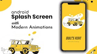 Android Splash Screen with Animations in Android Studio | 2020 Material Design