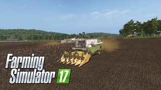 FS17 Сосновка МП |Пахота, уборка подсолнечника| Timelapse #7