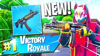 *NEW* RARE MP5 GAMEPLAY on FORTNITE! - NEW RARE "SUBMACHINE GUN Gameplay" (Fortnite v5.0 Update)