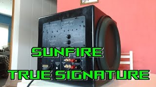 Unboxing sunfire true subwoofer signature