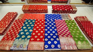 Pure Banarasi Katan Saree Collection | Banarasi Wedding Sarees 2020 | Katan Silk Sarees | PREMJoy