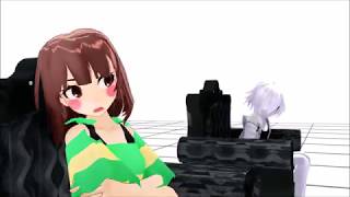 [mmd x undertale] cross!chara x chara we don't talk anymore