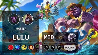 Lulu Mid vs Syndra - TR Master Patch 10.1