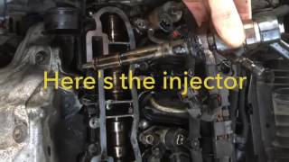 How to replace injector seals on a 1,6HDI diesel engine