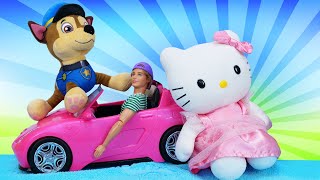 Видео про игрушки из мультфильмов Хелло Китти, Щенячий патруль и Барби. Кто Любимая игрушка?