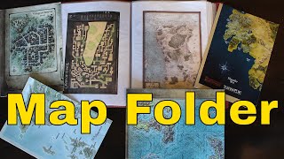 D&D: Map Folder (Behind the Dungeon Master Screen)