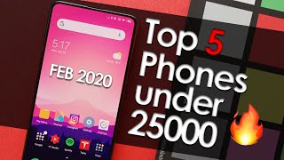 Best Smartphone Under 25000 in January 2020 | Top 5 Phones under 25000 | Best Phone Under 25000