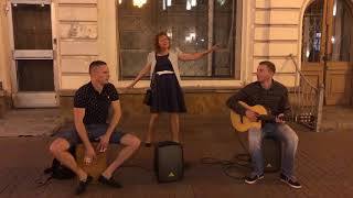 Москва! Арбат! Уличные музыканты!