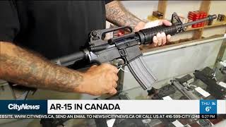 AR-15 rifle can be bought legally in Canada