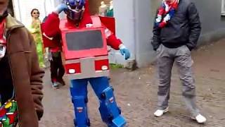 Real Transformer, optimus prime costume, carnaval oisterwijk 2009