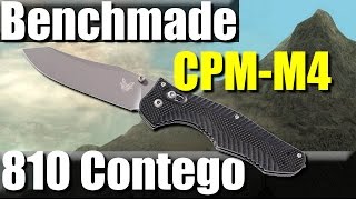 Benchmade 810 Contego Review: CPM-M4 is amazing! | Revhiker