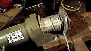 Harbor Freight winch, 2500 Badlands with wireless remote review
