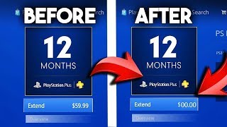 How To Get PLAYSTATION PLUS FOR FREE (SEPTEMBER 2018)