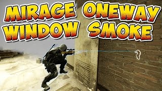CS:GO - Mirage Window Oneway Smoke - Tutorial