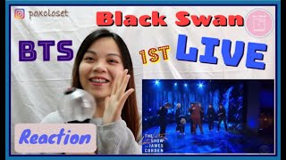 【Reaction】Late Late Show with James Corden ?? BTS (방탄소년단) Black Swan 1st Live｜Po's Closet