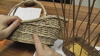 Ситцевое плетение укороченными рядами. Плетение из газетных трубочек