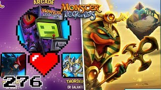 ISLA EGIPTO Y CRUCE DE ARCADE!! ?- Monster Legends #276
