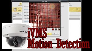 Motion Detection NVR Setup - HIKVISION Dome PoE IP Camera iVMS PCNVR on DS2CD2132-I