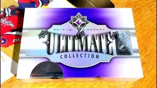 17/18 UD Ultimate Collection Hockey Hobby Box Break