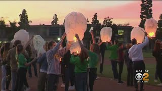 Helicopter Crash Victim Alyssa Altobelli Remembered In Newport Beach Vigil