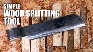 Homemade Froe - No Forging Simple Wood Splitting Tool